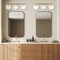 Designers Fountain Sky Fall 25 in. 3-Light Brushed Gold Vanity Light with Etched Fluted Glass Shades for Bathrooms D311C-3B-BG - alternate 8